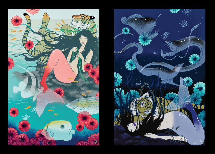 Asymmetrical Diptych Party Group Show "HYOUSOU" - EPIPELAGIC & "SHINKAISOU" - ABYSSOPELAGIC